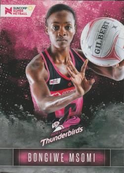 2018 Tap 'N' Play Suncorp Super Netball #67 Bongiwe Msomi Front